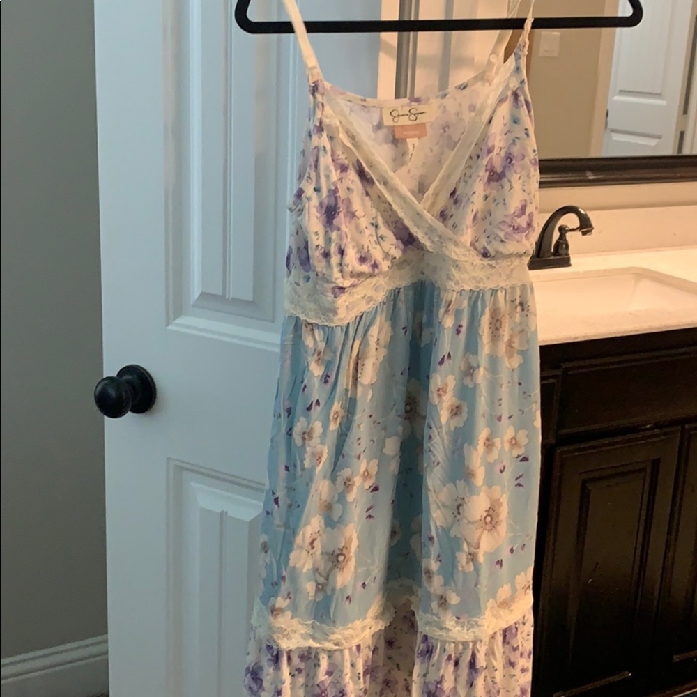 Maternity nursing sleep gown